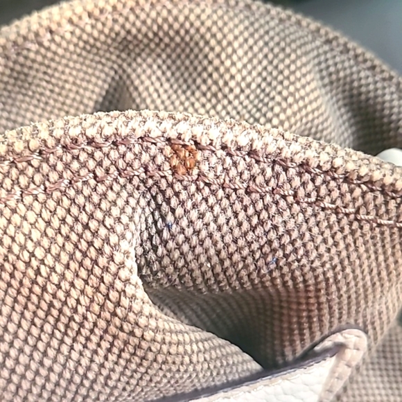 Michael Kors Gansevoort Satchel canvas with white trim - Picture 15 of 15